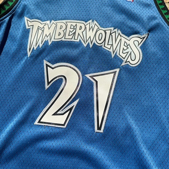 Kevin Garnett Minnesota Timberwolves Adidas NBA Swingman Jersey Blue Size XL - Picture 3 of 7